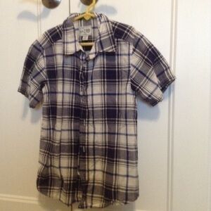 1989 Place boys medium 7/8 button up shirt